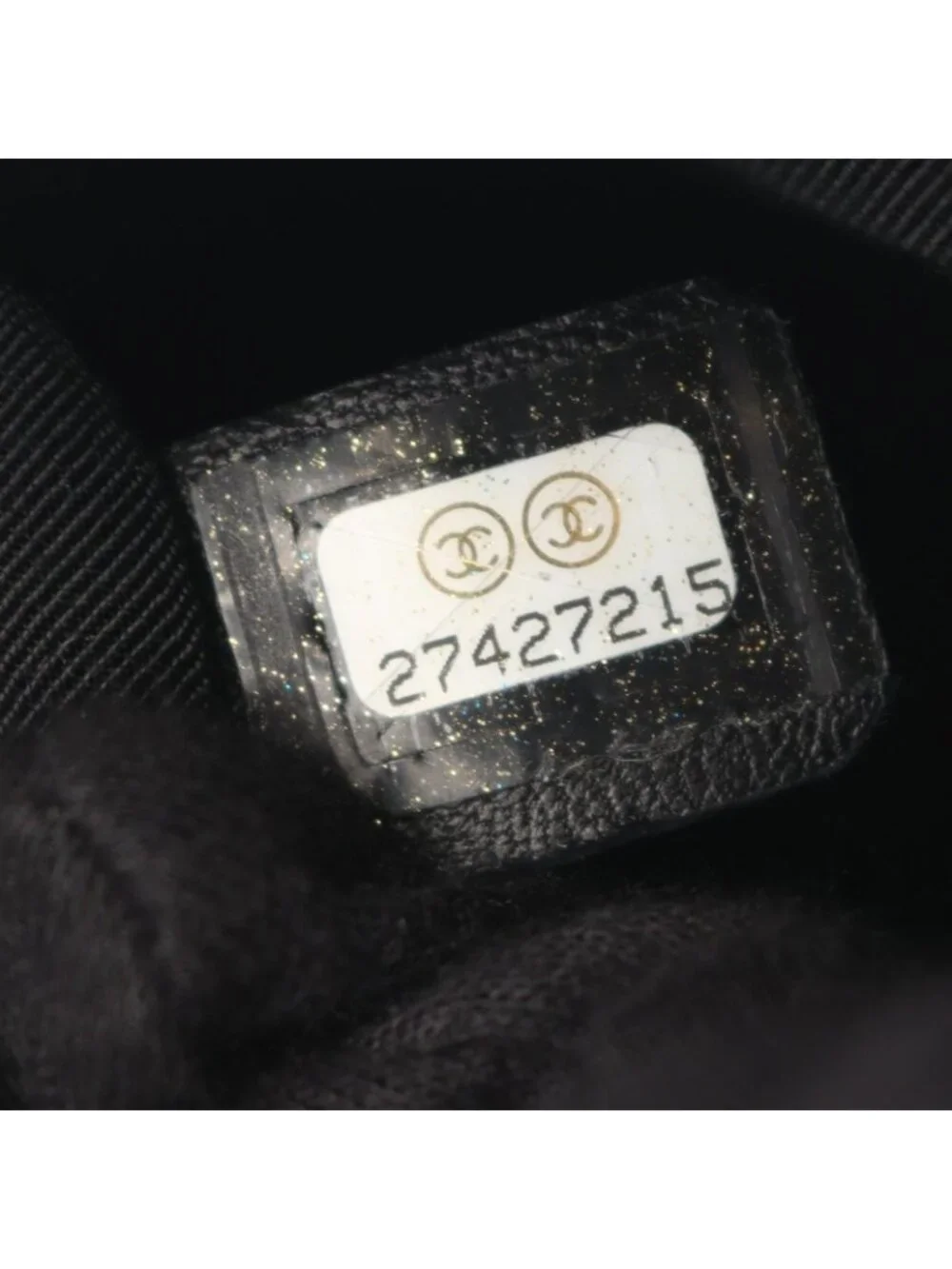 Chanel Backpack Quilted Black Lambskin Chain